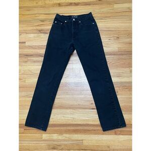 Vintage Guess Women's 29 Black Denim Jeans Cotton Straight Retro Streetwear Boho